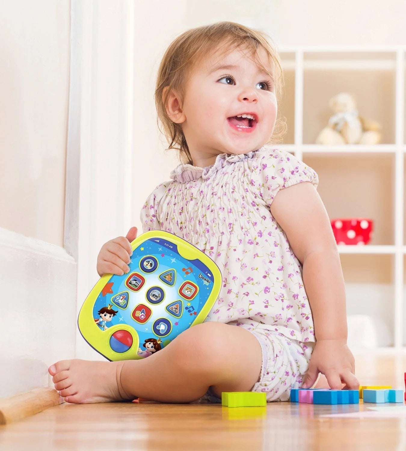 Kids Smart Pad for Babies and Children Learning by Educational Toy for Infants with Kids' Learning Games. Learn Numbers, ABC Learning, "Can You Find?" Game, Music, Light up Whack-A-Mole Game