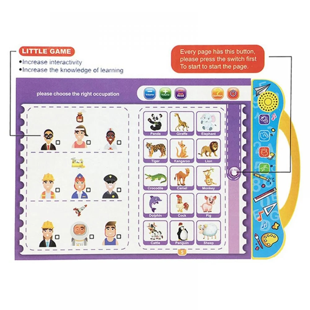 Intelligence Book Toys for Toddlers Electronic Learning Systems