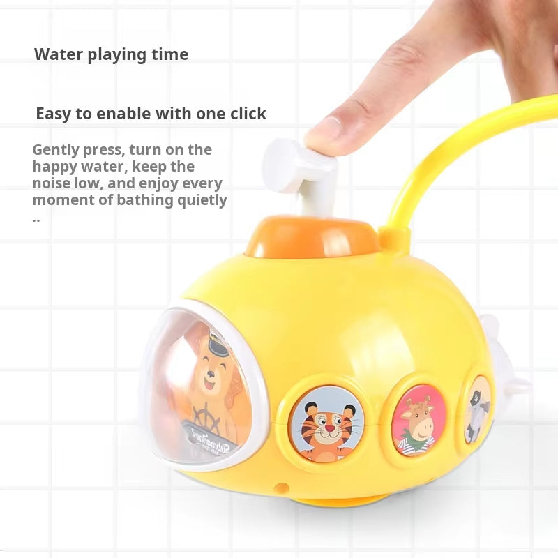 Baby Bath Toys for Kids Electric Submarine Shower Sucker Baby Toys Spray Water Toys Bathtub Toys Sprinkler Baby Shower