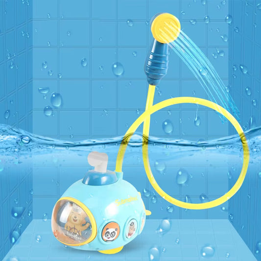 Baby Bath Toys for Kids Electric Submarine Shower Sucker Baby Toys Spray Water Toys Bathtub Toys Sprinkler Baby Shower