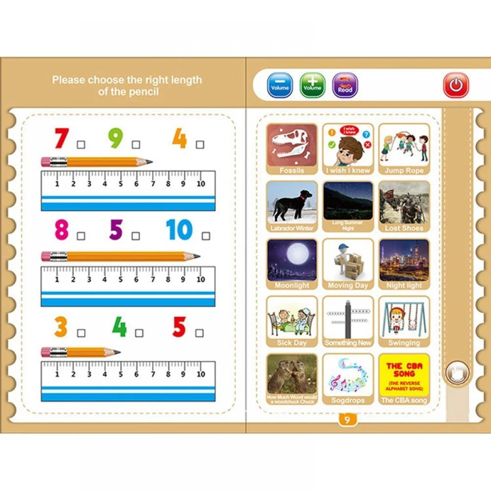 Intelligence Book Toys for Toddlers Electronic Learning Systems